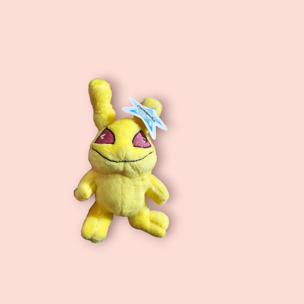 Neopets Yellow Grundo plush
